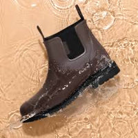 Merry People Bobbi Gumboot - Chocolate / Black