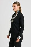 Black Sawgrass Cashmere Cotton Sweater - Club