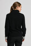 Black Sawgrass Cashmere Cotton Sweater - Club