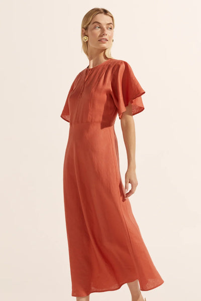 Zoe Kratzmann - Pavillion Dress in Nectarine